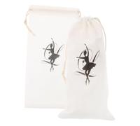 Beavorty 2piezas Funda De Resistente para Zapatillas De Ballet Bolsa Ligera y Fácil De Limpiar Cordón para Zapatos De Ballet Mujer Unidades