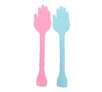 Beavorty 2piezas Martillo De Masaje De Espalda Con Tablas Raspadoras Masajeador De Palma Manual Portátil Para Golpear La Espalda El Hogar o Gimnasio