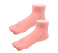 Beavorty 2piezas Modelo Práctica De Manicura Falso De Silicona Realista Para Uñas Molde Para Practicar y Mostrar Arte De Uñas Salón