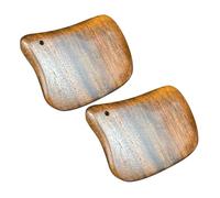 Beavorty 2piezas Tabla De Raspar De Sándalo Tablero Gua Sha Para Masaje Cuello y Espalda Herramienta De Masaje Raspado Guasha De Placa Raspadora Corporal Para Relajación Muscular