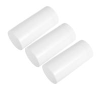 Beavorty 3 Envases Rellenables para Desodorantes en Barra, Tubos Giratorios de Llenado Inferior 30g, Contenedores de Color Claro Reutilizables para Cuidado Personal y Viaje