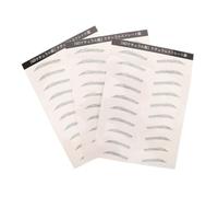 Beavorty 3 Hojas De Pegatinas Impermeables Para Cejas Transferencias Temporales De Cejas Con Efecto Cabello Despegables Para Dar Forma Y Cuidado En Forma De Arco Para Principiantes