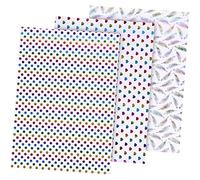 Beavorty 3 Juegos De Rollos Anchos De Papel Artesanal Para Envolver Festivos Empacar Para Cumpleaños Y Proyectos De Manualidades Creativos. 3 Rollos X 3.