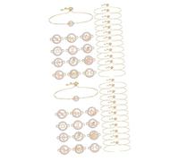 Beavorty 3 Juegos Pulseras con Colgantes de Zodiacales Dorado Kit de Accesorios para Hacer Pulseras para DIY y para Mujeres y Niñas