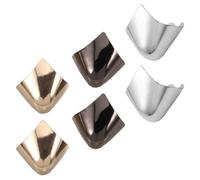 Beavorty 3 Pares De Zapatos De Metal Protector Puntiagudo Color Sólido Tacones Altos Puntera Elegante Tacones Altos Punta Cubierta Zapatos Duraderos Puntas Tapa Para Zapatos Protección