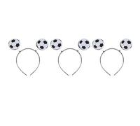 Beavorty 3 Piezas Diadema de Competición Deportiva para Partido de Fútbol Diseño Antideslizante, Material Abs Cómodo y Estilo Único para Eventos Deportivos