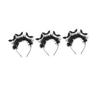 Beavorty 3 Piezas Diadema Halloween Temática con y Diseño Único para Fiestas y Cosplay Accesorio Resistente y Cómodo para Celebraciones Espeluznantes