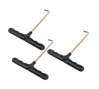 Beavorty 3 piezas Herramientas Profesionales para Ajustar Cordones de Zapatos con Mango Ergonómico Tensores Portátiles para Cordones de Patines y Calzado Deportivo Material Resistente y