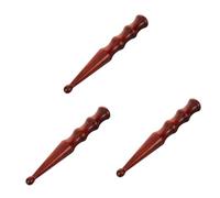 Beavorty 3 Piezas palo de acupuntura de madera facial peine de limpieza del cuero cabelludo Masajeador de madera Herramienta de masaje de acupuntura palos de madera con cabeza de mano