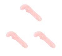 Beavorty 3 Piezas Palo de tendón de jade rodillo facial jade skincare Rodillo facial de jade Herramienta de masaje de acupuntura herramienta de masaje facial tablero de jade Cuarzo rosa