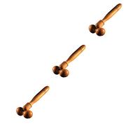 Beavorty 3 Rodillos De Masaje De Madera Para Cuerpo Completo Rueda De Masaje Para Relajación.