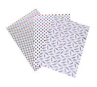 Beavorty 3 Rollos rollo de papel de wrapping paper flores papel del arte Accesorios papel decorativo de cumpleaños