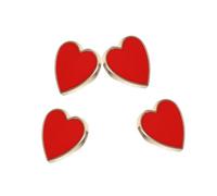 Beavorty 3 Series Broche De Amor Super Humor Sombrero Dibujos Animados Pendientes De Ratán Para Mujer Alfiler Decoración Broche Delicado Pasador De Creativo Aleación Rojo 4 Piezas X 3