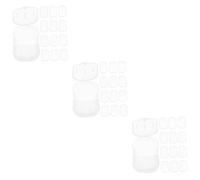 Beavorty 3 Series Jabón De Viaje Portátil Caja De Jabón Mini Artículos De Tocador Jabonera Rodajas De Jabon El Plastico 20 Cajas*3