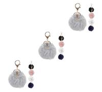 Beavorty 3 Series Pom Pom Para Mujer Y Niñas Accesorios De Bolsa Charm Para Mochilas Y Llaves Colores Marino 5 Piezas X 3