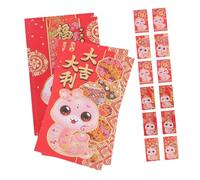 Beavorty 36piezas Sobres Rojos Para Año Serpiente Sobres De Papel Hongbao Para Festival De Primavera Bodas y Fiestas