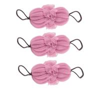 Beavorty 3piezas Esponjas De Baño Flexibles De Lufa Para Ducha Color Suave Para Bebés y Mujeres Gancho Para Secar