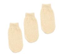 Beavorty 3piezas Guantes Exfoliantes De Ducha Para Limpieza Corporal Adecuados Para Uso Casa Estimula La Circulación y Elimina Células Muertas Perfectos Para Baños Relajantes