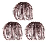 Beavorty 3piezas Peluca Falsa Flequillo Realista Para Mujer Unidades Flequillo De Peluca Falsa Para Disfrazarse Falso Para Cosplay Para Bodas Cenas Halloween Conciertos Fiestas Temáticas y