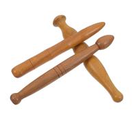 Beavorty 3piezas Raspador de Masaje de Madera para Terapia de Espalda Masajeador de Acupuntura para Pies y Masajeador Facial Manual Herramienta de Masaje para Casa