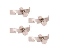 Beavorty 4 Ajustadores Profesionales para Erhu de Acero Inoxidable Plateados Accesorios de Afinación de Cuerdas Piezas de Repuesto para Instrumentos Folclóricos Uso para Banhu y Zhonghu