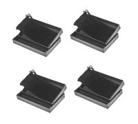 Beavorty 4 Juegos Caja De De Organizador Organizador De Joyas Transportador Paquete Carro Auto Tapa Pararse Paquetes Etiqueta Decoración Cigarrillo Etiquetas Franela Black