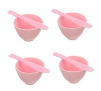 Beavorty 4 Juegos De Cuenco De Máscara De Belleza Aplicador De Máscara Cuenco De Mezcla De Máscara De Gelatina Cuencos De Accesorio De Máscara DIY Cuenco De Máscara DIY