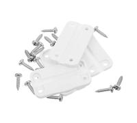 Beavorty 4 Piezas Bisagras para Congelador y Frigorífico con Tornillos de Plástico y Hierro Resistentes al Óxido y Reducción de Ruido, Ideales para Camping y Picnics