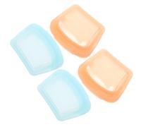 Beavorty 4 Piezas Bolsa de Medicinas para Viaje de Silicona Reutilizable de 50ml, Organizador Portátil y Almacenamiento Sellado para Medicamentos y Joyas