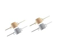 Beavorty 4 Piezas De Aleación De Horquilla Cepillada Clips Para El Pelo Moño Palillos De Metal Soporte Para Moños Sacapuntas De Maquillaje Clips De Pelo Plateados Horquilla Redonda