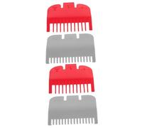 Beavorty 4 Piezas Especial para cortapelos Guías de corte para recortadoras Guías de corte para cortes uniformes peine protector de maquinilla peine guía de accesorios guardias de podadoras