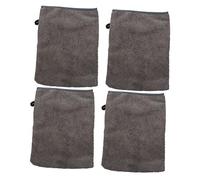 Beavorty 4 Piezas Guantes Desmaquillantes De Fibra Manoplas De Limpieza Facial Mitones Niños Guantes De Limpieza Facial Paño Desmaquillante Ribete De Poliéster Constituir Toallita Viajar