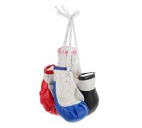Beavorty 4 Piezas Llaveros Mini Guantes de Boxeo Colgantes para Espejo Retrovisor de Coche Accesorios DIY Fiesta Deportivos