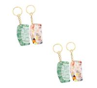 Beavorty 4 Piezas Mini Peine Peine De Anchos Para Cabello Mojado Peine Portátil Desenredante Peine Peine De Bolsillo Peine Pequeño Peine De Anchos Para Mujeres Peine De