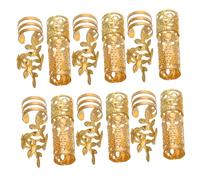 Beavorty 40piezas Accesorios para Pelucas y Rastas Joyería para Trenzas de Anillos para Extensión de Cabello y Pasadores Cabello para Mujeres Cuentas para Rastas