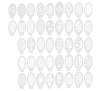 Beavorty 42 Plantillas para Maquillaje Facial Diy, Plantilla de Pintura Corporal Reutilizable de Material Suave y Ligero, Adecuado para Fiestas, Carnaval y Celebraciones