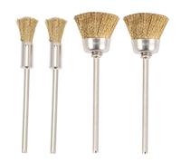 Beavorty 4piezas Cepillo de Limpieza para Brocas de Uñas Limpiador de Brochas de Uñas Cepillo de Alambre para Escoba Limpeza Manicura Profesional