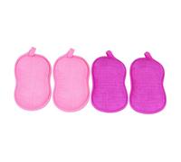 Beavorty 4piezas Esponjas De Baño Forma Cacahuete Para Limpieza Para Baño Infantil y Cuidado Personal Material y Duradero
