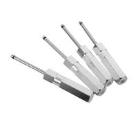 Beavorty 4piezas Herramientas para Válvula de Neumáticos Desmontador Instalador de Núcleos de Válvula Aleación de Aluminio Resistente y Ligero Compatible con Coches Motos Bicicletas