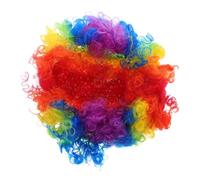 Beavorty 4piezas Pelucas de Fiesta Divertidas Peluca de Payaso Afro Rizada para Cosplay Accesorios de Disfraces para Fiestas de Discoteca Halloween y Carnaval