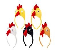 Beavorty 5 Diademas de Fiesta Diseño Elegante y Material de Algodón Pp, Cómodas Tipo de Peinados en Mascaradas y Celebraciones