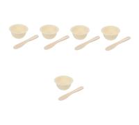 Beavorty 5 Juegos conjunto de tazones de máscara aplicador facial cuenco para el cuidado de la piel Juego de tazones para Bol de de silicona aplicadores de maquillaje