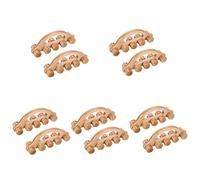 Beavorty 5 Juegos Rodillo De Masaje Masajeador Portátil Herramienta De Masaje Personal Masajeadores Máquina De Masaje Puntiagudo Manejar Palo De Masaje Rodillo De Cuerpo Madera 2 Piezas * 5