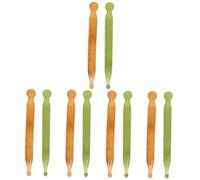 Beavorty 5 Juegos Tabla De Masaje Muscular Palo De Cara Palo De Masaje Facial Head Massager Masajeador Brazos Acupuntura Herramienta De Masaje De Resina Palo De Masaje Portátil 2 Piezas * 5