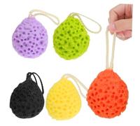 Beavorty 5 Piezas Bola De Baño Esponja Corporal Exfoliante Baño De Esponja Natural Cuidado Piel La Ducha