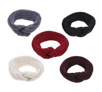 Beavorty 5 Piezas Casco de Protección Auditiva Diadema de Invierno Diademas de Crochet Accesorio Cabello Decoración Cabello Tocado para Mujer