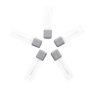 Beavorty 5 Piezas Tubos Pequeños de Brillo Labial de Frascos Vacíos para Brillo Labial DIY para Regalos de Maquillaje