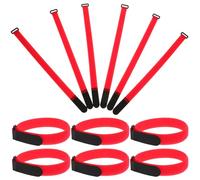 Beavorty 50 Piezas de Correas Ajustables para Red de Fútbol de Nailon y Poliéster Cierre de Gancho y Bucle, Diseño de Hebilla Reversible para Sujeción Segura en Equipos Deportivos