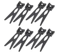 Beavorty 50 Soportes de Plástico Pequeños para Marcos de Fotos, Porta Ilustraciones de Mesa, Exhibidores para Arte y Decoración del Hogar, Pack de 50 Unidades, Uso Versátil en Oficina