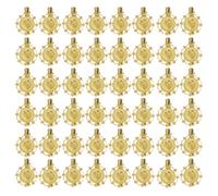 Beavorty 50piezas Pinzas Pelo de Metal Forma de Girasol Horquillas Ovaladas Vintage para Mujeres y Niñas Accesorios de Peinado para Fiestas Hawaianas de Verano Bodas y Novias